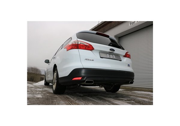Escape deportivo Fox Ford Focus III (Bj. desde 2011) Tunier Ecoboost 1,0l Todos
