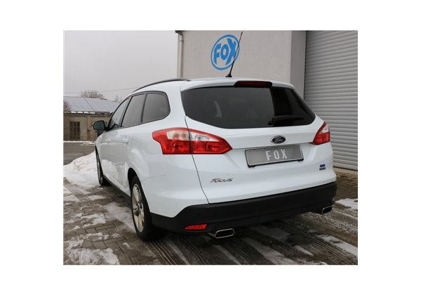 Escape deportivo Fox Ford Focus III (Bj. desde 2011) Tunier Ecoboost 1,0l Todos