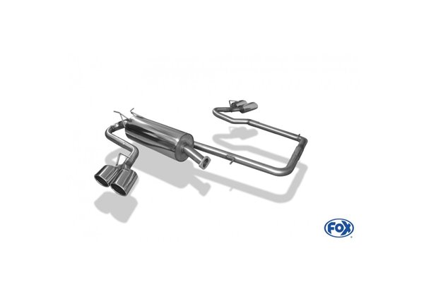 Escape deportivo Fox Ford Ranger 2011- 08/2015 Todos