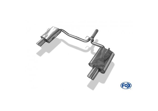 Escape deportivo Fox Honda Accord VII (Bj. desde 2003) CL7 Todos