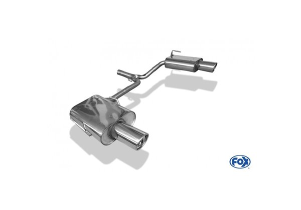 Escape deportivo Fox Honda Accord VII (Bj. desde 2003) CL7 Todos