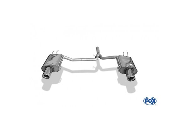 Escape deportivo Fox Honda Accord VII (Bj. desde 2003) CL9 Todos