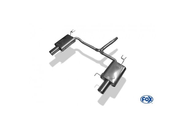 Escape deportivo Fox Honda Accord VIII (Bj. desde 2008) CU1 Todos