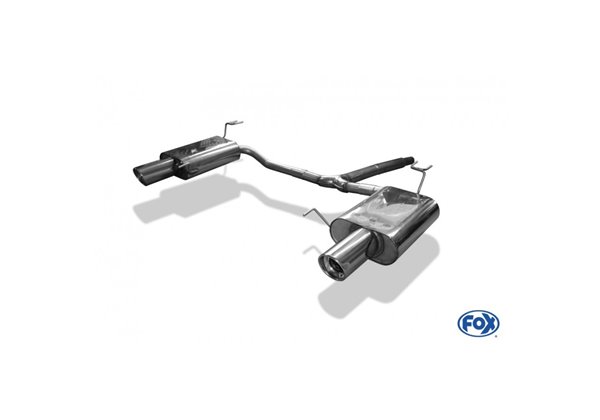 Escape deportivo Fox Honda Accord VIII (Bj. desde 2008) CU1 Todos