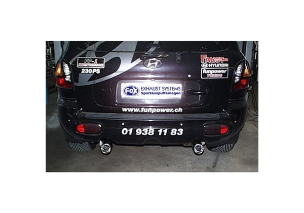 Escape deportivo Fox Hyundai Santa Fe SM (2000-03/2006) Todos