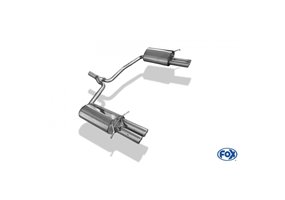 Escape deportivo Fox Mercedes C-Klasse 204 W204/ S204 4 Zylinder