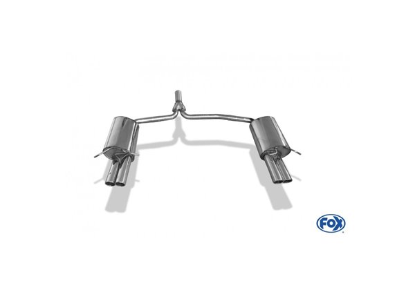 Escape deportivo Fox Mercedes C-Klasse 204 W204/ S204 4 Zylinder