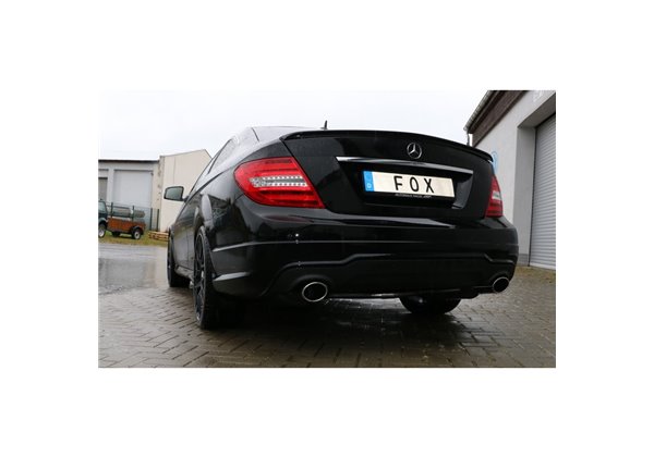 Escape deportivo Fox Mercedes C-Klasse 204 W204/ S204 4 Zylinder