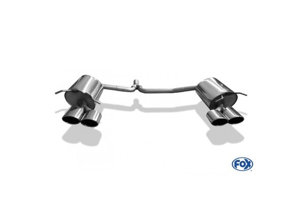 Escape deportivo Fox Mercedes C-Klasse 204 W204/ S204 4 Zylinder