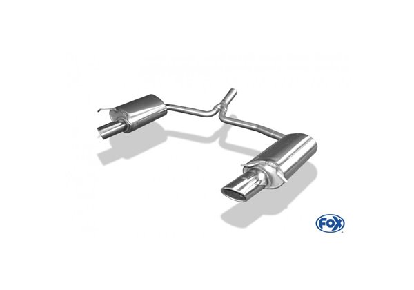 Escape deportivo Fox Mercedes C-Klasse 204 W204/ S204 4 Zylinder