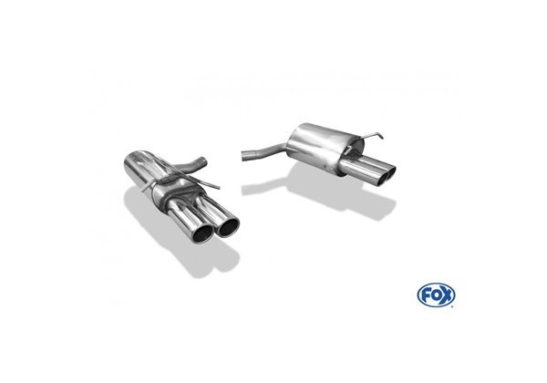 Escape deportivo Fox Mercedes C-Klasse 204 W204/ S204 6 Zylinder