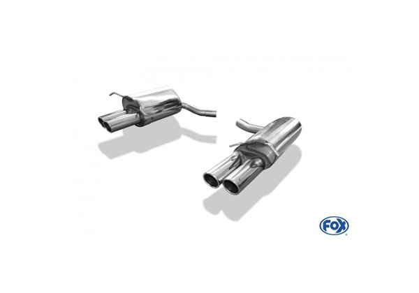 Escape deportivo Fox Mercedes C-Klasse 204 W204/ S204 6 Zylinder