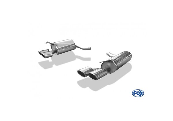 Escape deportivo Fox Mercedes C-Klasse 204 W204/ S204 6 Zylinder