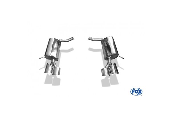 Escape deportivo Fox Mercedes C-Klasse 204 W204/ S204 6 Zylinder