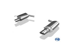 Escape deportivo Fox Mercedes C-Klasse 204 W204/ S204 6 Zylinder