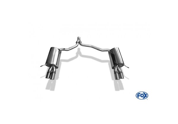 Escape deportivo Fox Mercedes C-Klasse 204 C204 4 Zylinder