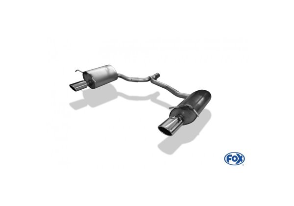 Escape deportivo Fox Mercedes C-Klasse 204 C204 4 Zylinder