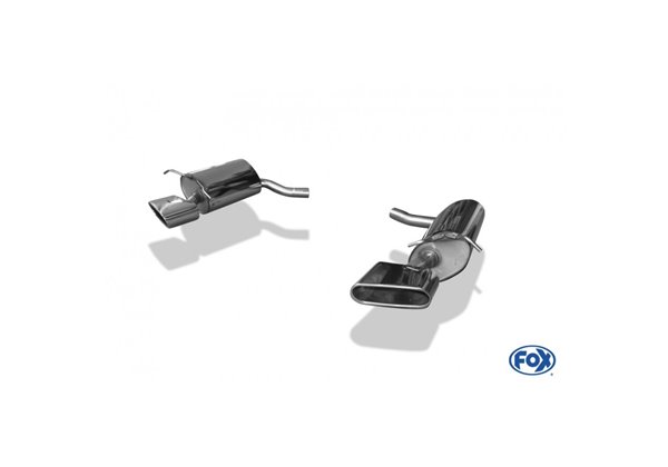 Escape deportivo Fox Mercedes C-Klasse 204 W204/ S204 6 Zylinder