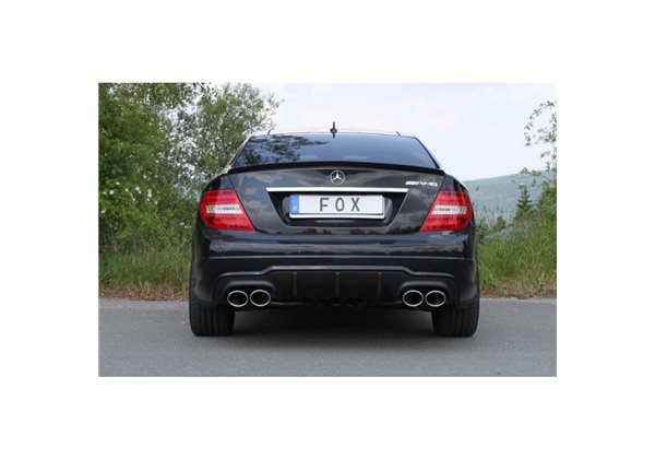 Escape deportivo Fox Mercedes C-Klasse 204 C204 6 Zylinder