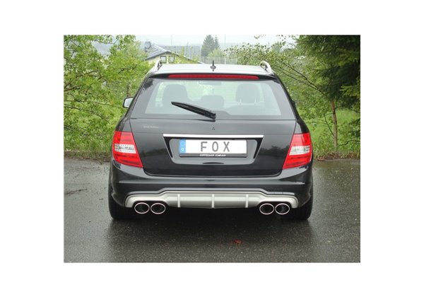 Escape deportivo Fox Mercedes C-Klasse 204 W204/ S204 4 Zylinder