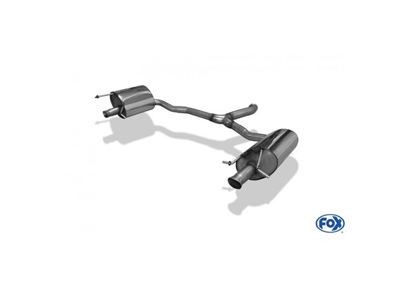 Escape deportivo Fox Mercedes C-Klasse 205 C180 Todos