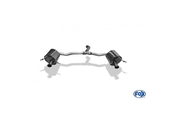 Escape deportivo Fox Mercedes C-Klasse 205 C180 Todos