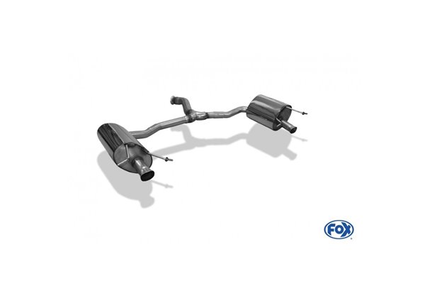 Escape deportivo Fox Mercedes C-Klasse 205 C180 Todos