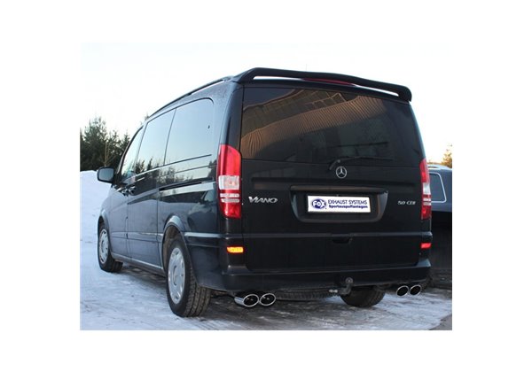 Escape deportivo Fox Mercedes Viano/ Vito 639 Sin suspensión neumática. Todos