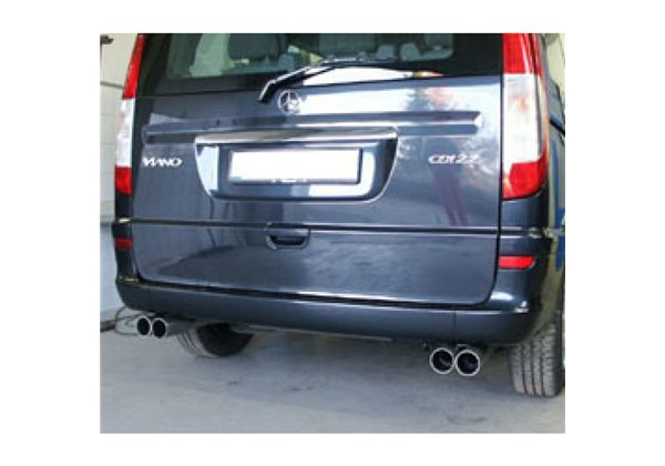 Escape deportivo Fox Mercedes Viano/ Vito 639 Mit Luftfahrwerk Todos