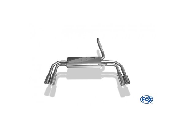 Escape deportivo Fox Mercedes Viano/ Vito 639 Mit Luftfahrwerk Todos