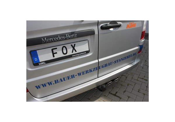 Escape deportivo Fox Mercedes Viano/ Vito 639 Mit Luftfahrwerk Todos
