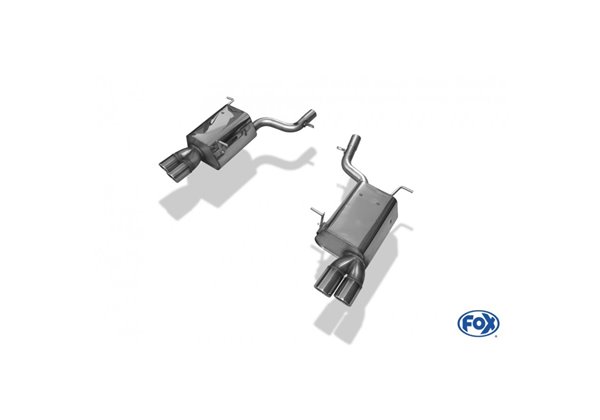 Escape deportivo Fox Mercedes SLK 172 4 Zylinder Todos