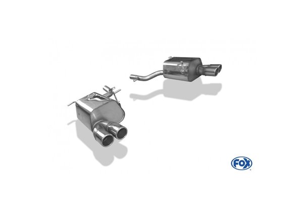 Escape deportivo Fox Mercedes SLK 172 4 Zylinder Todos