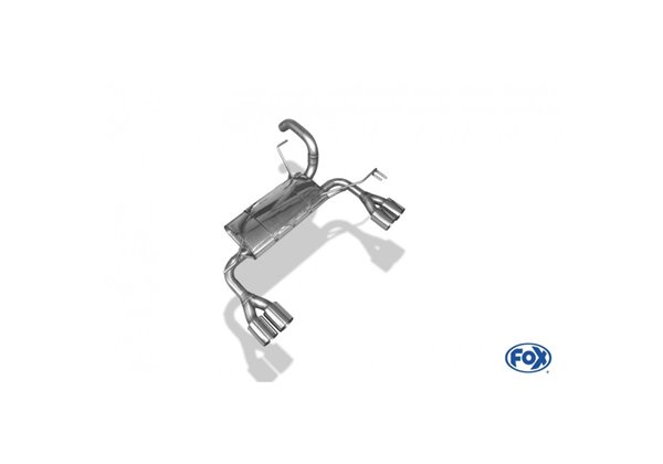 Escape deportivo Fox Mitsubishi Colt Z30/ CZ3/ CZT - 3-türer Todos