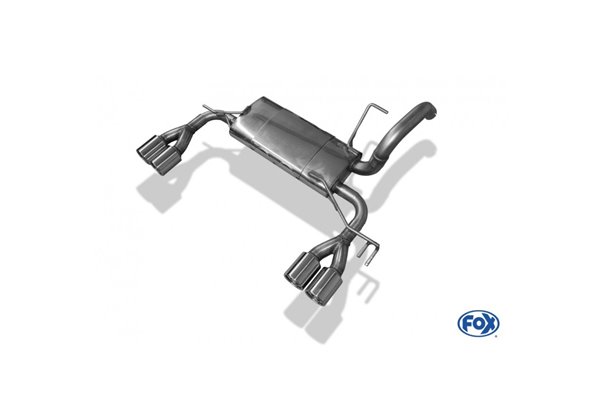 Escape deportivo Fox Mitsubishi Colt Z30/ CZ3/ CZT - 3-türer Todos