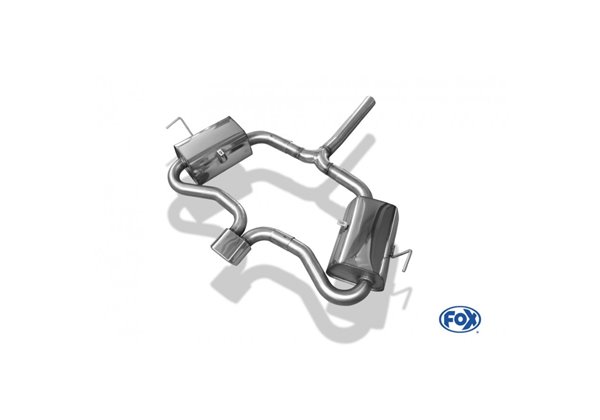 Escape deportivo Fox Mini Cooper S R53 mittig Todos