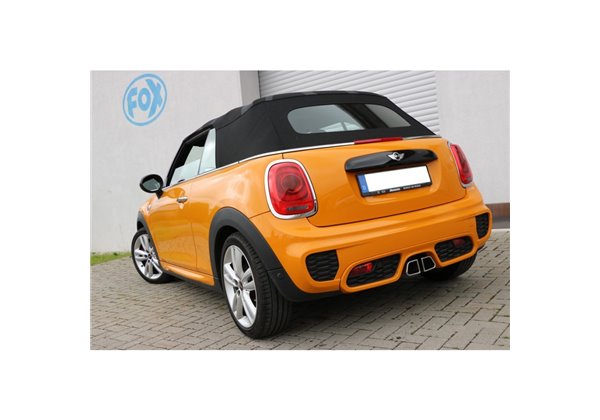 Escape deportivo Fox Mini Cooper S F57 Todos