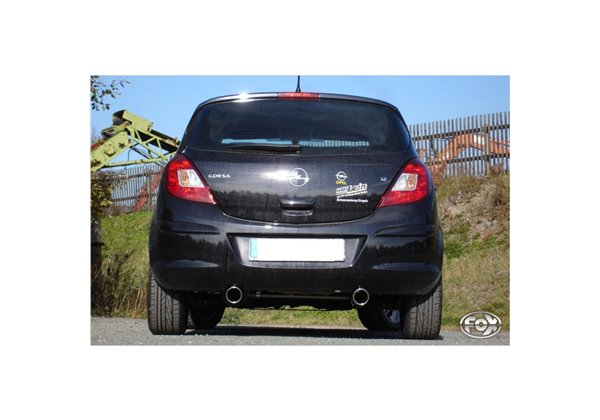 Escape deportivo Fox Opel Corsa D 1,0 1,2 1,4 1,3l D Todos
