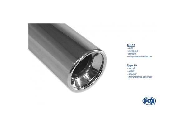 Escape deportivo Fox Opel Corsa D 1,0 1,2 1,4 1,3l D Todos