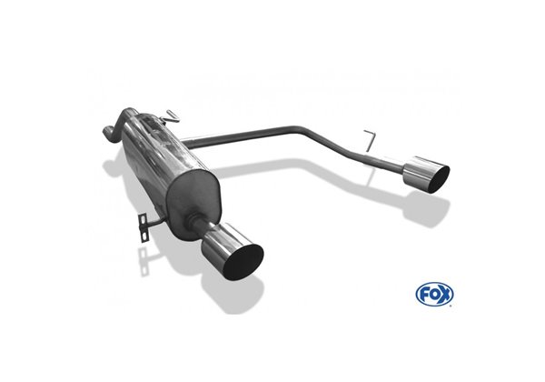 Escape deportivo Fox Opel Corsa D 1,0 1,2 1,4 1,3l D Todos