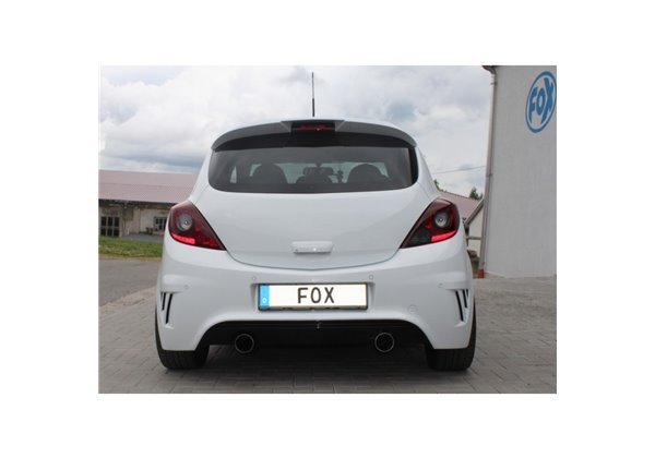 Escape deportivo Fox Opel Corsa D 1,0 1,2 1,4 1,3l D Todos