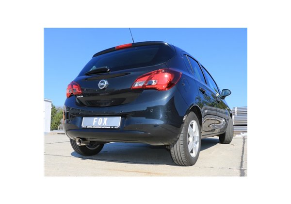Escape deportivo Fox Opel Corsa E 1,0l 1,2l 1,4l 1,3l D Todos