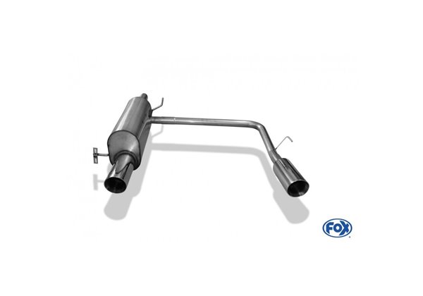 Escape deportivo Fox Opel Corsa E 1,0l 1,2l 1,4l 1,3l D Todos