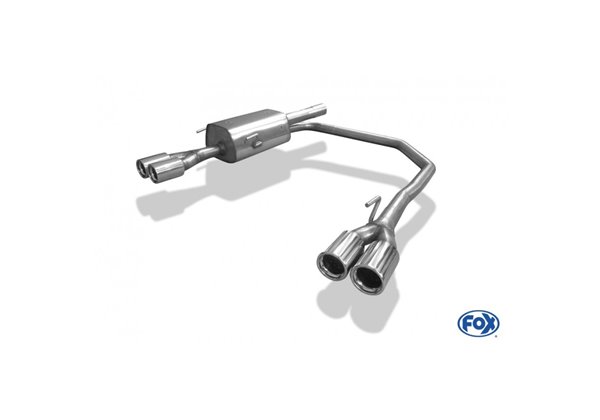 Escape deportivo Fox Opel Astra G G Coupe/Cabrio 1,6/ 1,8/ 2,2/ 2,2 DTi 60er System