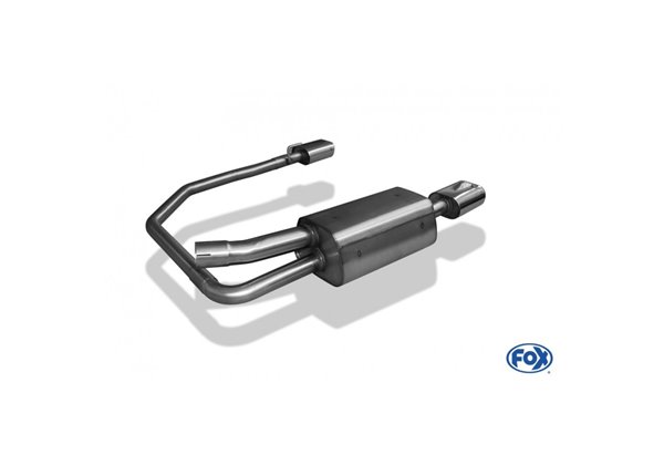 Escape deportivo Fox Opel Astra G G Coupe/Cabrio 1,6/ 1,8/ 2,2/ 2,2 DTi 60er System