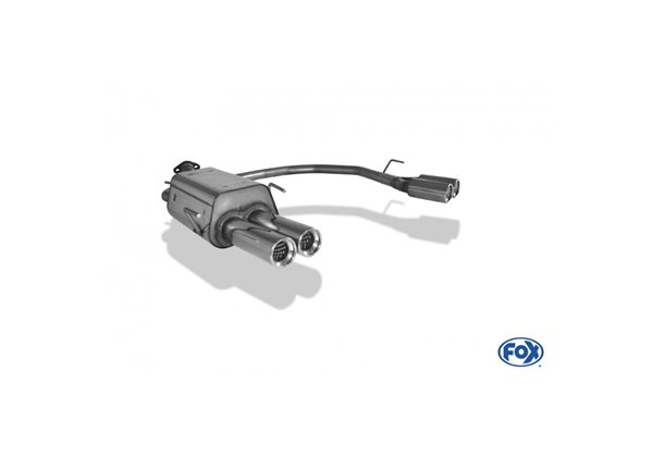 Escape deportivo Fox Opel Astra G G-CC 60er System