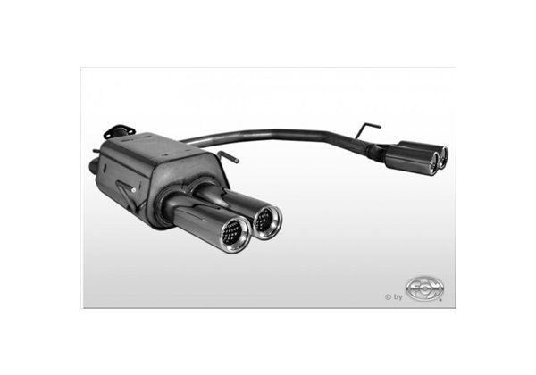 Escape deportivo Fox Opel Astra G G Stufenheck 60er System