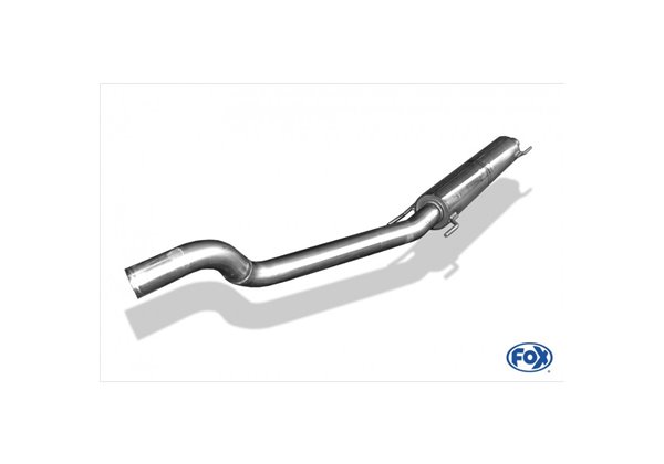 Escape deportivo Fox Opel Astra G G Coupe/Cabrio 2,0l Turbo