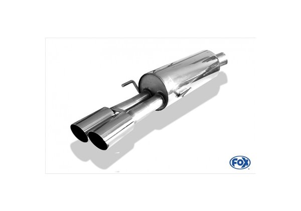 Escape deportivo Fox Opel Astra G G Coupe/Cabrio 2,0l Turbo