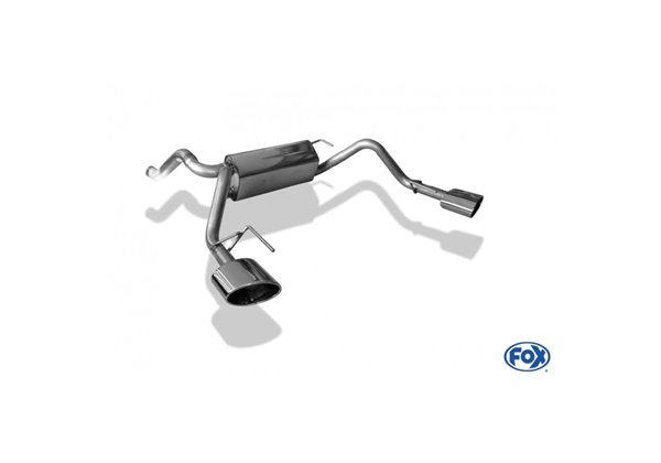 Escape deportivo Fox Opel Astra J Stufenheck 1,4l